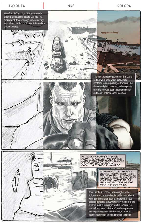 Bloodshot Reborn #10 Interior Panels Analysis