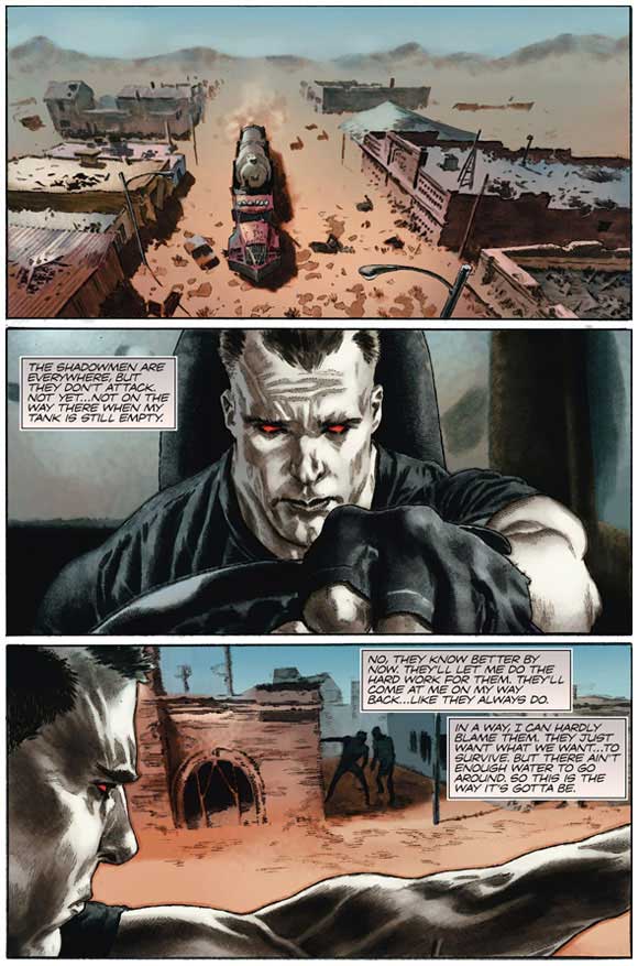 Bloodshot Reborn #10 Interior Panels Sample