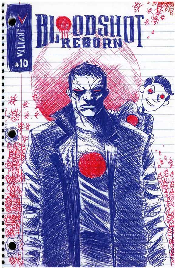 Bloodshot Reborn #10 Jeff Lemire 1:100 Retailer Incentive Cover