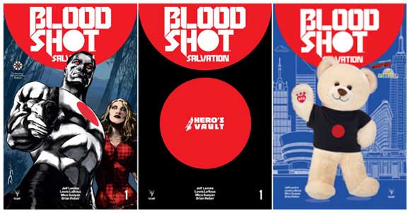 Bloodshot Salvation #1 covers - group 3
