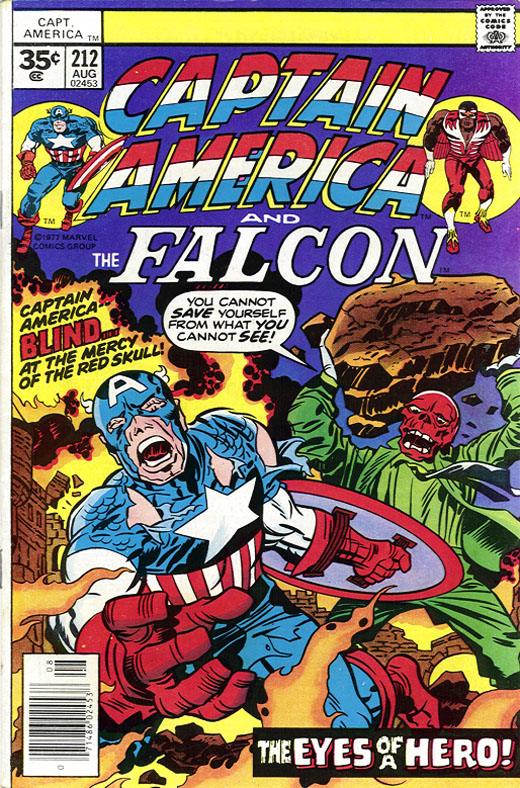 Captain America #212 35 cent Error Edition