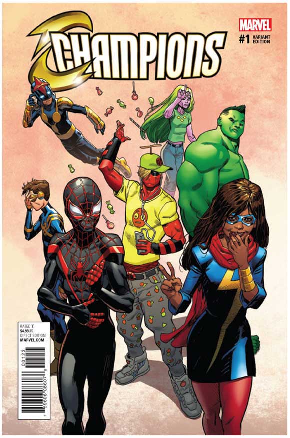 Champions Volume 2 #1 Deadpool 1:1,1000 Variant