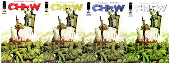Chew #1 First Second Third Fourth prints