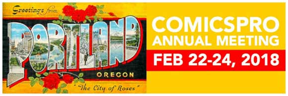 ComicsPro 2018 Portland flyer
