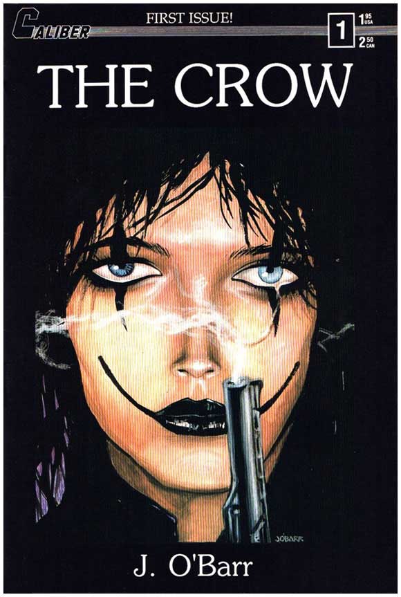 Crow #1 by Caliber (Crow's second appearance): front Cover.