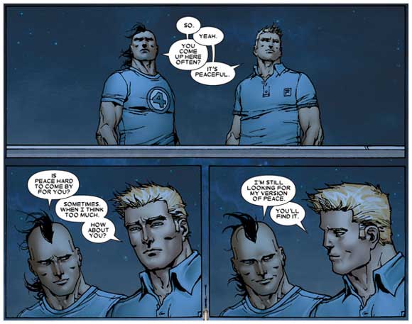 Daken Dark Wolverine #4 Interior sample #5: Thoughts