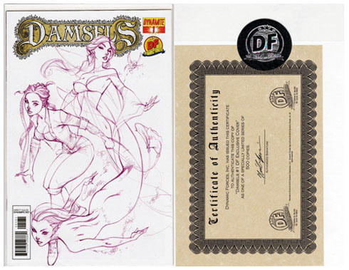 Damsels #1 Dynamic Forces DF 500 copies