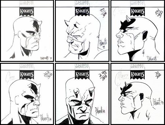 Daredevil #1 Authentix Sketch - 6 sketches
