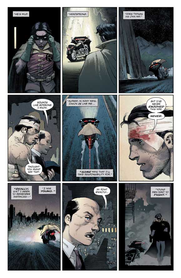 Dark Knight Returns: The Last Crusade: Interior sample: History Repeating