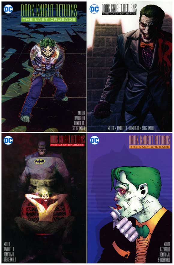 Dark Knight Returns: The Last Crusade: Other covers