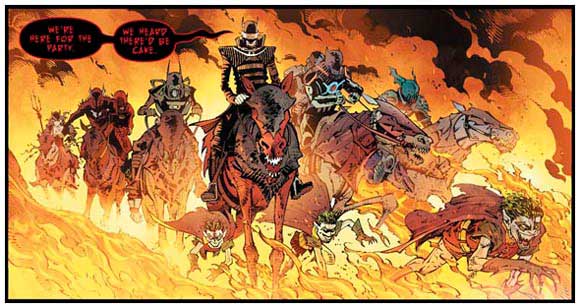 Dark Nights Metal #3 Interior Panel We heard there'd be Cake