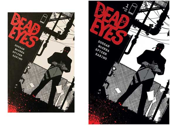 Dead Eyes Ashcan from SDCC 2019 and #1 covers