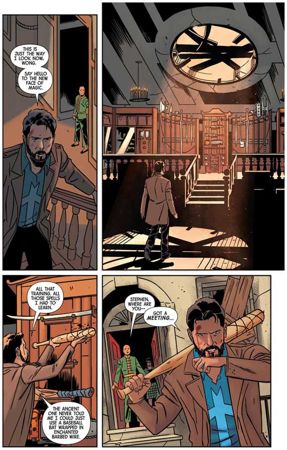 Doctor Strange #11 Off to a baseball bat meeting