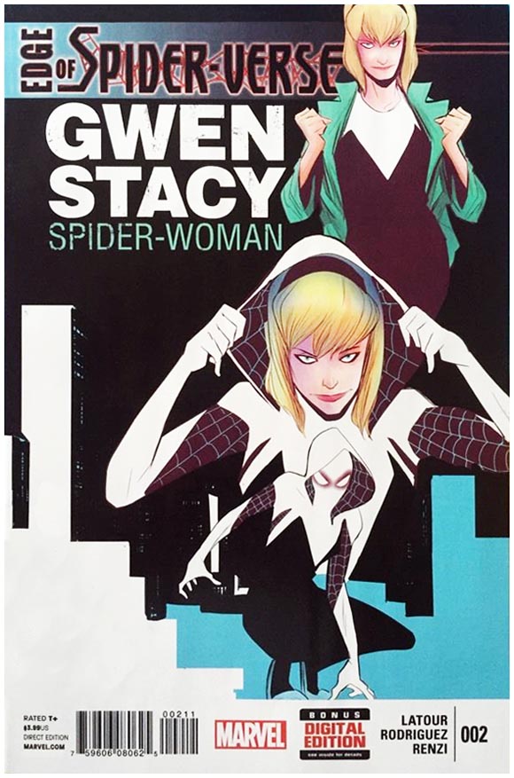 Edge Of Spider-Verse #2 Black Background Error Variant