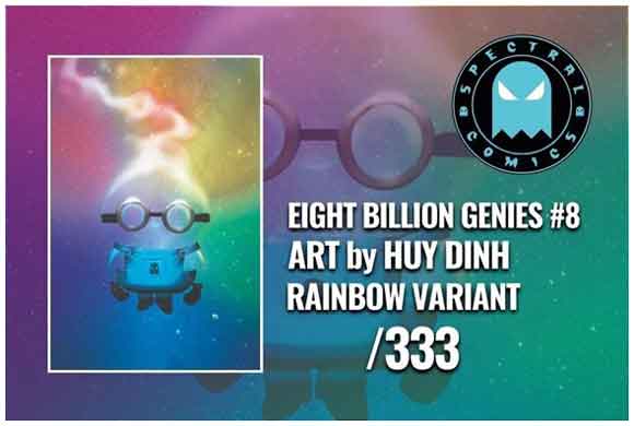 Eight Billion Genies #8 Dinh Rainbow Variant Advert