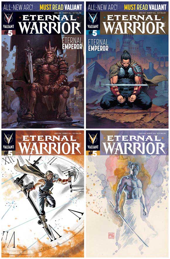 Eternal Warrior #5 Covers