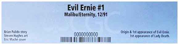 Evil Ernie #1 CGC Label