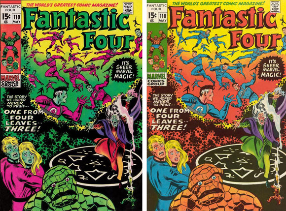 Fantastic Four #110 Color Error Variant