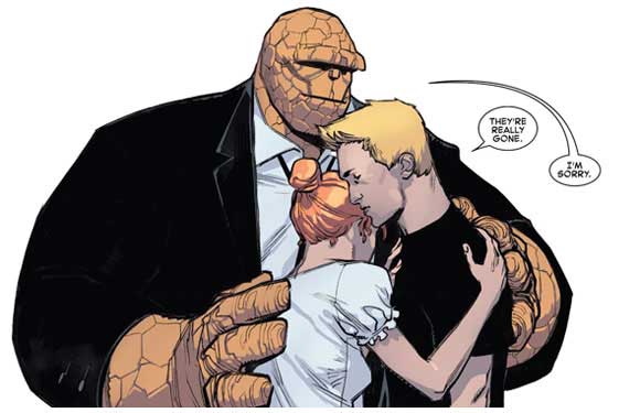 Fantastic Four #1 Interior: Really gone