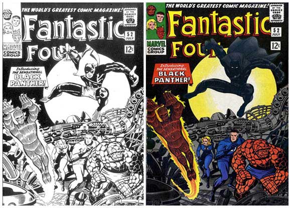 Fantastic Four #52 Jack Kirby Cover art