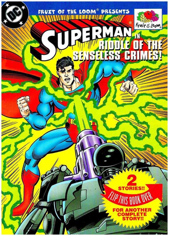 Fruit of the Loom Presents Mini Giveaway Flip Book (1999) Superman cover