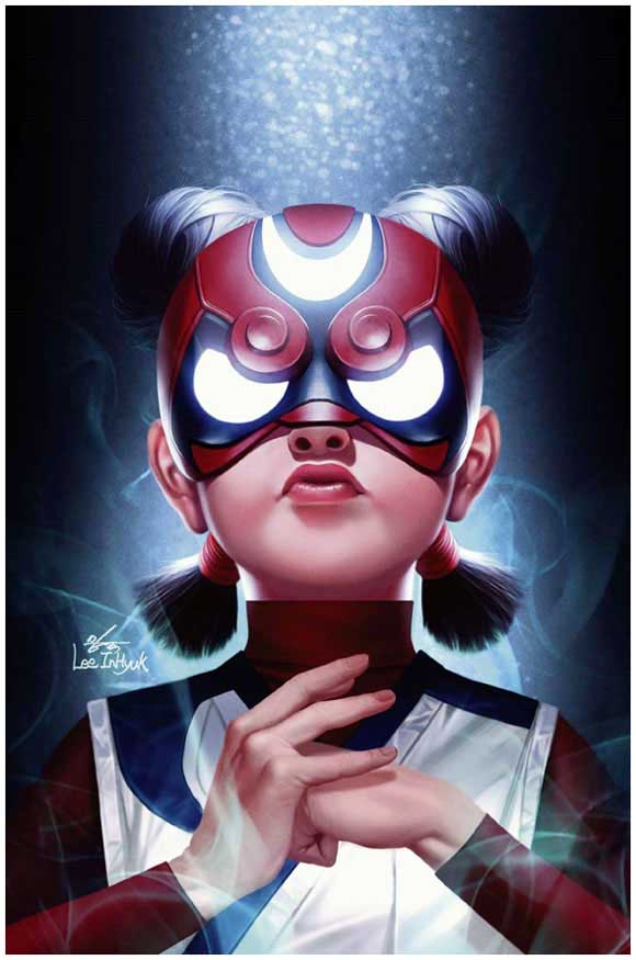 Future Fight Firsts Crescent & Io #1 Lee 1 in 100 Virgin Variant Cover
