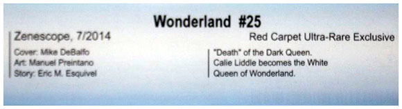 Grimm Fairy Tales Presents Wonderland #25 Blue Dress CBCS label