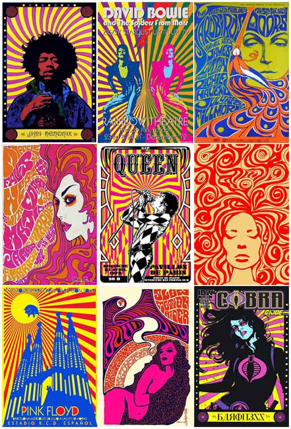G.I. Joe Cobra #19 Cover Origins Psychedelic Posters 60's 70's