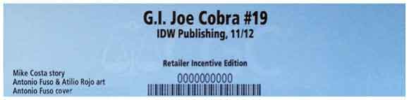 G.I. Joe Cobra #19 Antonio Fuso 1:10 Retailer Incentive Rock Poster Variant CGC label