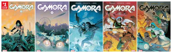 Gamora 2017 Series (five issues)