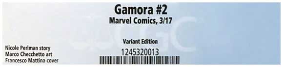 Gamora #2 Mattina 1:25 Francesco Mattina Variant CGC Label