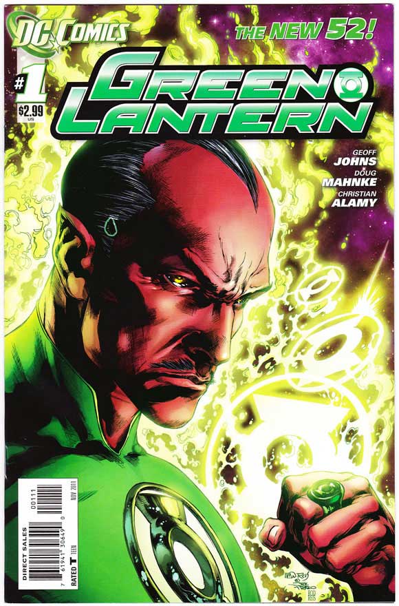 Green Lantern (New 52) #1 Error (Recalled)