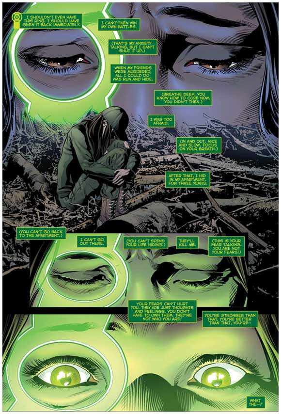 Green Lanterns #6 Interior page sample: What the..?