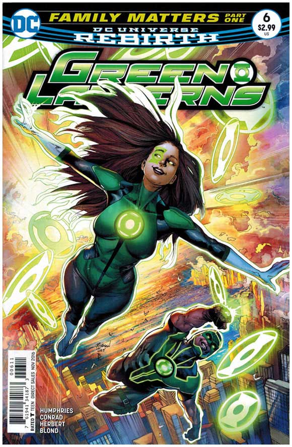 Green Lanterns # 10 DC Universe Rebirth Variant 1st Print 