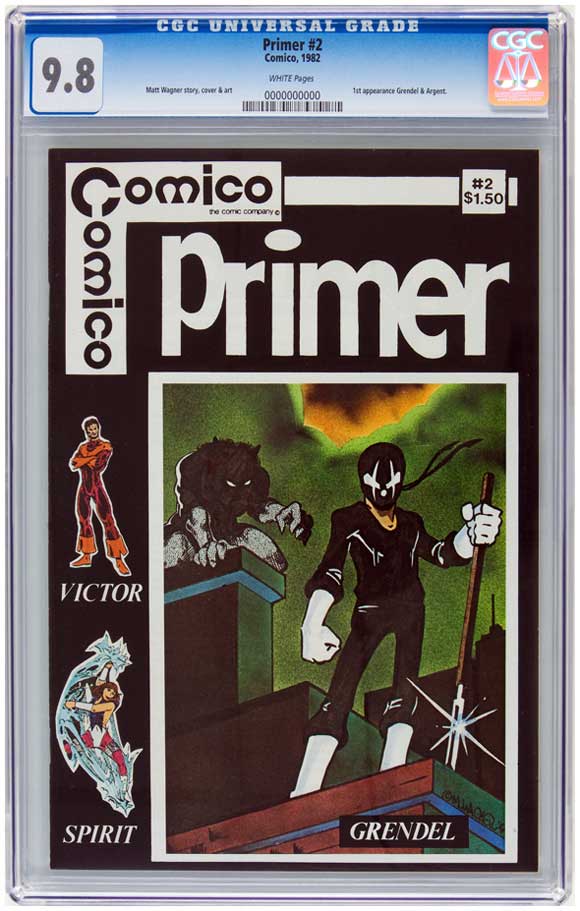 Grendel Primer #2 CGC 9.8