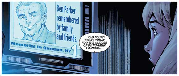Gwen Stacy #1 Ben Parker dead