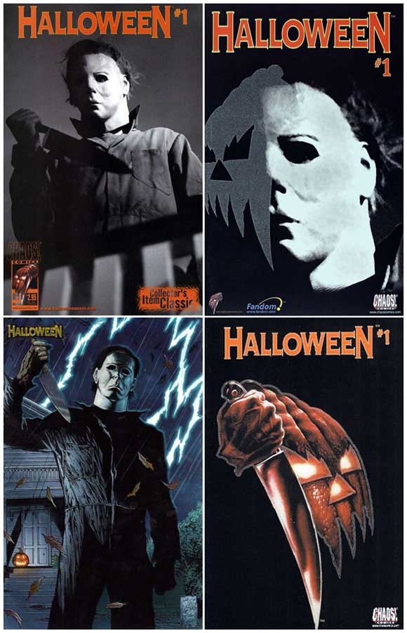 Halloween #1 Covers from Chaos! Comics