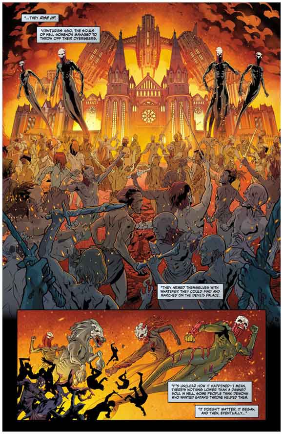 Hell To Pay #1 Interior Sample #2 Rebellion in Hell