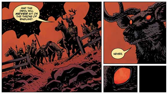 Hellboy: The Storm #1 Interior Panels