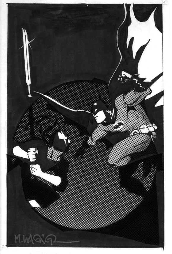 2 Comics Batman Grendel Ashcan Red Foil Cover 1993 Dark Horse Comics