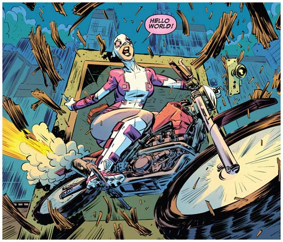 Howard The Duck #1 Panel: Gwenpool Hello World