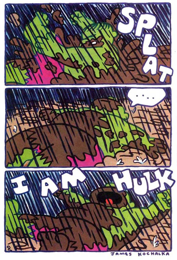 Hulk vs Rain from Incredible Hulk Annual 2001