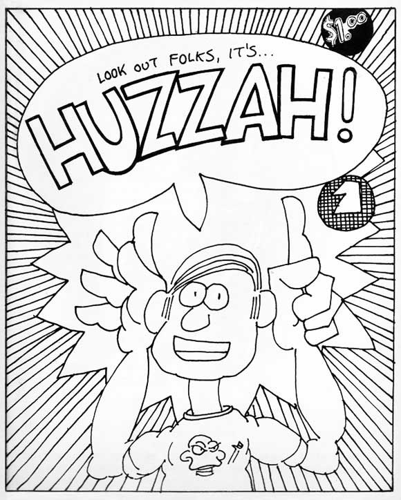 Huzzah #1 1979 Front Cover