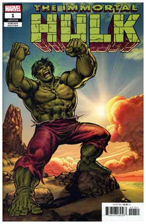 Immortal hulk #1: Buscema 1:500 Remastered Color Variant
