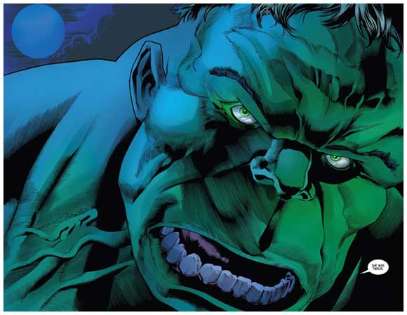 Immortal hulk #1: Interior sample: She was 12