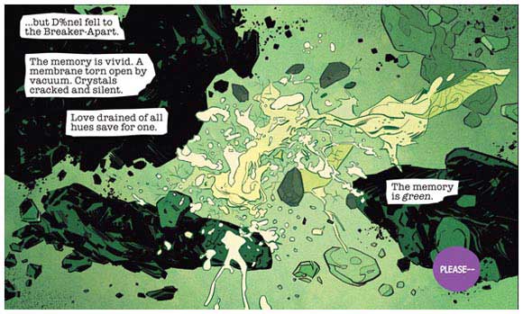 Immortal Hulk #25 Interior Panel: Memory Is Green
