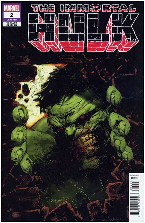 Immortal Hulk #2 Gerardo Zaffino Cover Variant