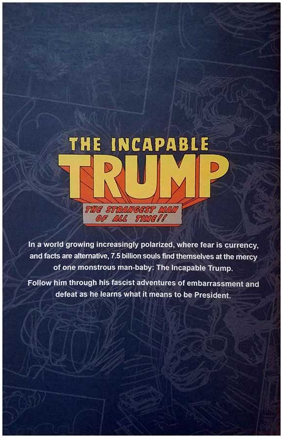 The Incapable Trump #1 NYCC Back Cover