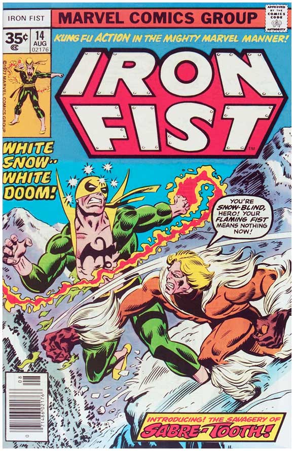 Iron Fist #14 35 Cent Front Cover