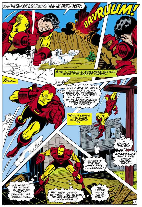 iron man comic page